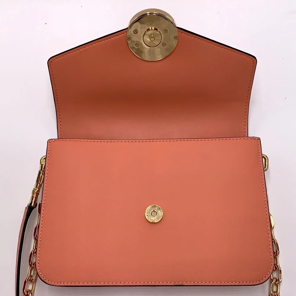 MICHAEL KORS CARMEN MEDIUM CONVERTIBLE SHOULDER BAG SHERBERT COLOR